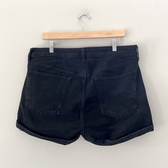 Black Denim Women's Shorts - Picture 4 of 4